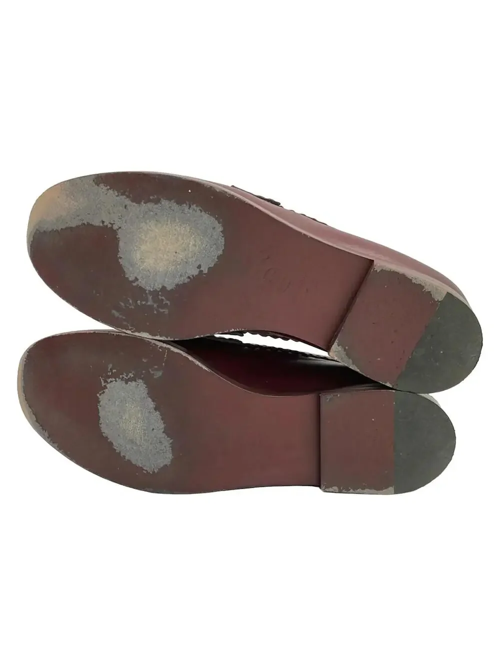 Chanel Bordeaux Leather Women's Shoes #290670C71B